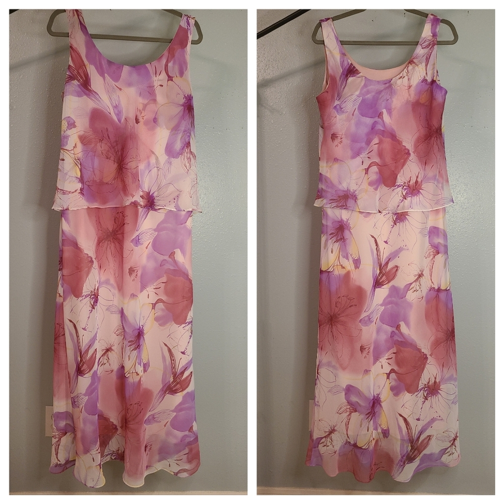 Patra maxi layered dress.